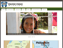 Tablet Screenshot of dentalvisionmission.org